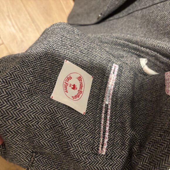 Brooks Brothers Herringbone Tweed Blazer Size 40 - Picture 2 of 4